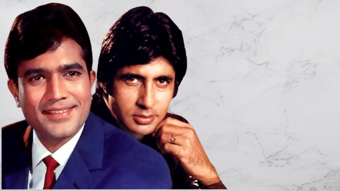 Rajesh Khanna and Amitabh Bachchan
