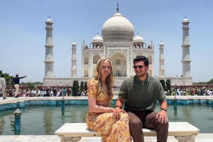Tiffany Trump visits the Taj Mahal
