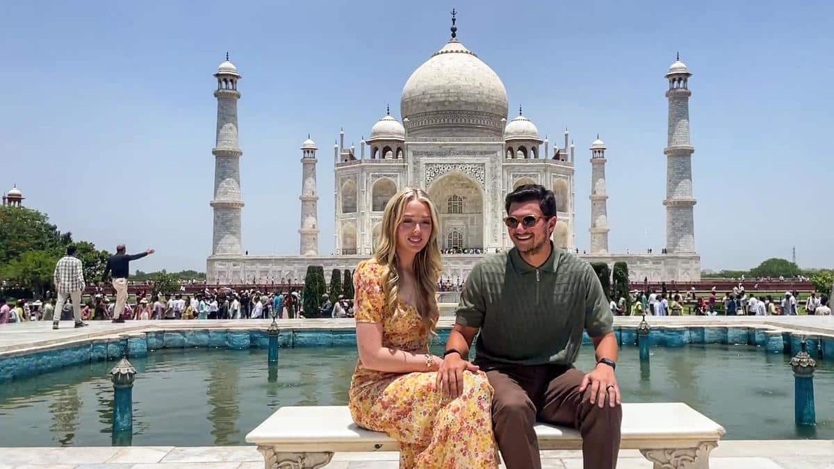 Tiffany Trump visits the Taj Mahal
